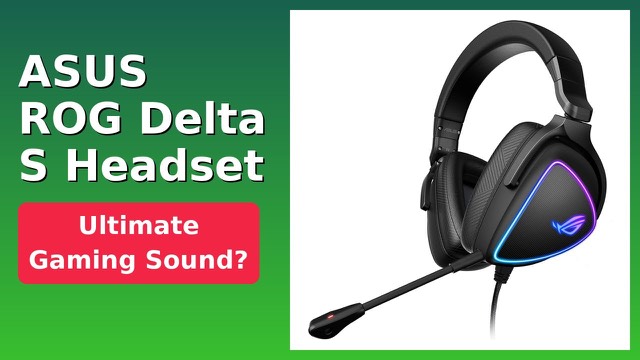 ASUS ROG Delta S over-ear gaming headset in black