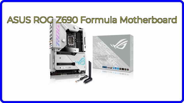 ASUS ROG Maximus Z690 Formula ATX motherboard with moonlight white armour