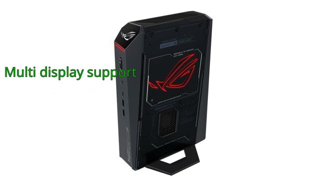 ASUS ROG NUC 2025 compact gaming mini PC with RGB lighting
