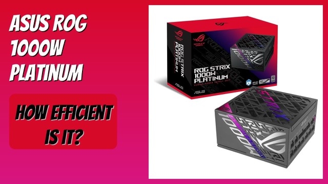 ASUS ROG Strix 1000W Platinum fully modular PC power supply