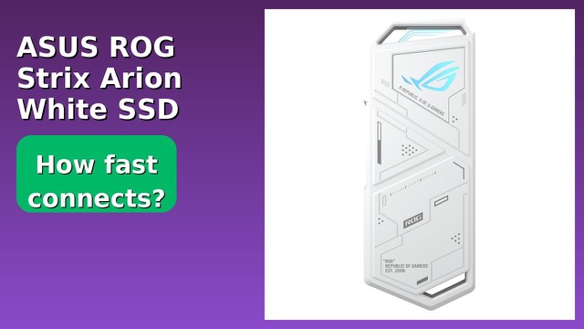 ASUS ROG Strix Arion white M.2 NVMe SSD enclosure