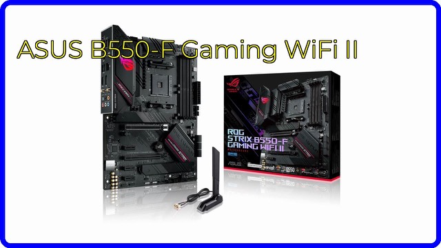 ASUS ROG Strix B550-F Gaming WiFi II AM4 ATX motherboard