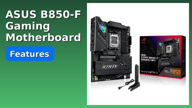 ASUS ROG Strix B850-F Gaming WiFi AM5 ATX motherboard