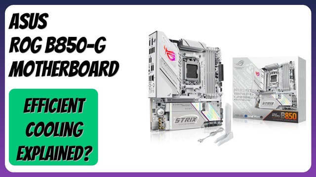ASUS ROG Strix B850-G Gaming WiFi micro-ATX motherboard with white PCB