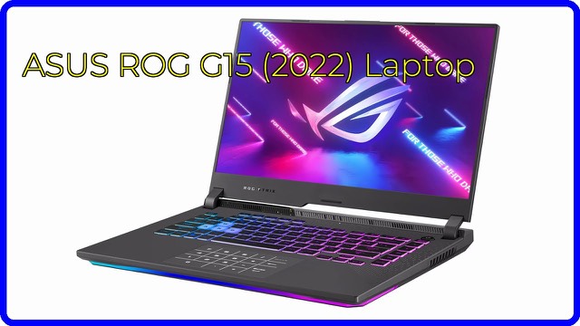 ASUS ROG Strix G15 gaming laptop with RGB keyboard