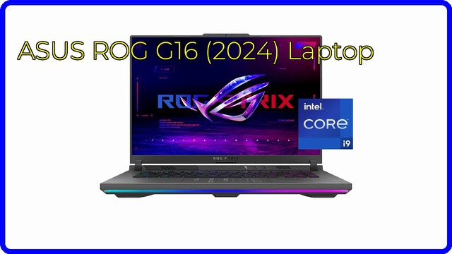 ASUS ROG Strix G16 2024 gaming laptop with 16-inch display