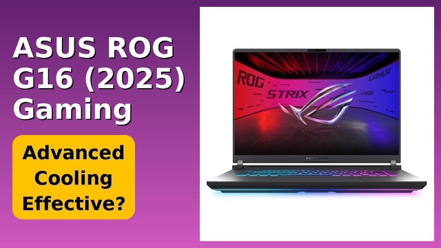 ASUS ROG Strix G16 gaming laptop with RGB light bar