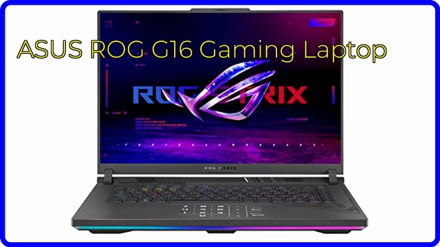 ASUS ROG Strix G16 gaming laptop in Eclipse Gray with QHD display