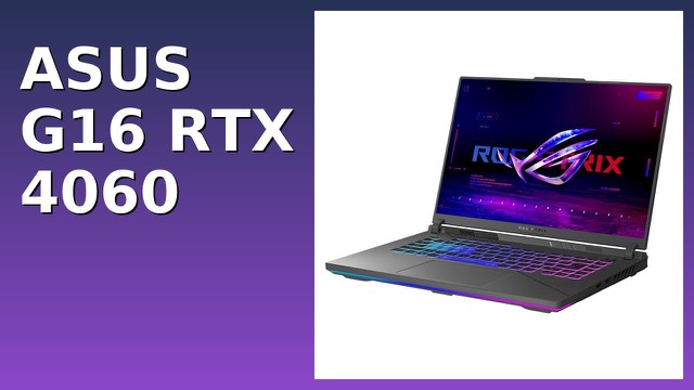 ASUS ROG Strix G16 gaming laptop with a 16-inch display