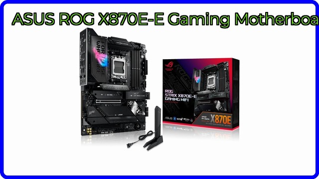 ASUS ROG Strix X870E-E Gaming WiFi AM5 ATX motherboard