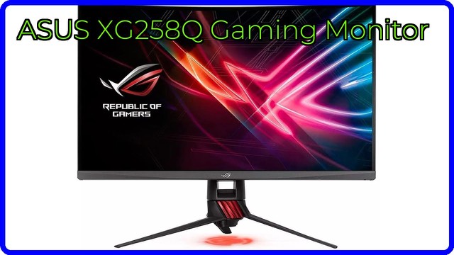 ASUS ROG Strix XG258Q 24.5-inch gaming monitor with RGB lighting