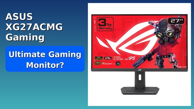 ASUS ROG Strix XG27ACMG 27-inch gaming monitor
