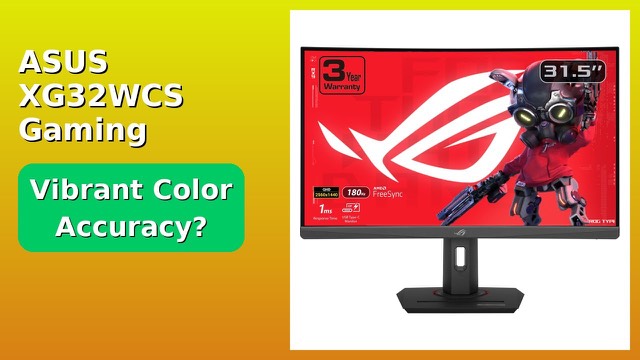 ASUS ROG Strix XG32WCS 32-inch curved gaming monitor