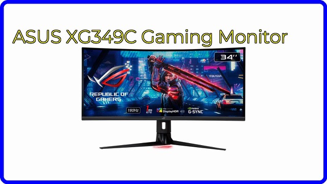 ASUS ROG Strix XG349C 34-inch curved ultrawide gaming monitor