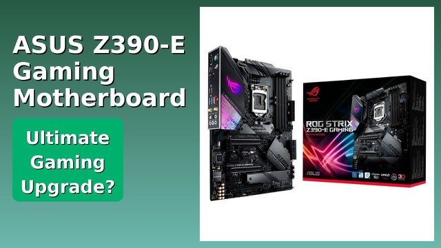 ASUS ROG Strix Z390-E Gaming ATX motherboard