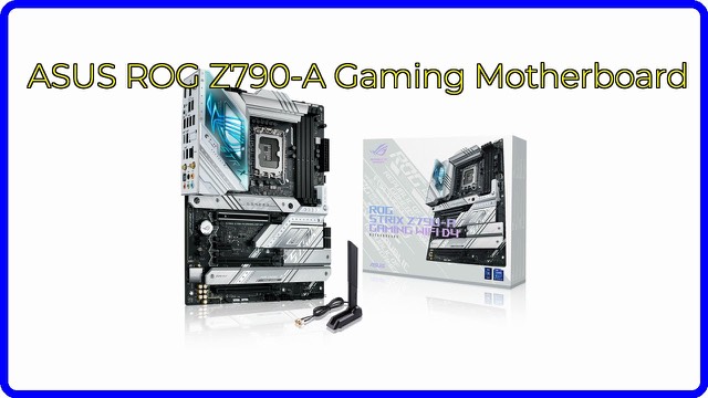 ASUS ROG Strix Z790-A Gaming WiFi D4 white and silver ATX motherboard