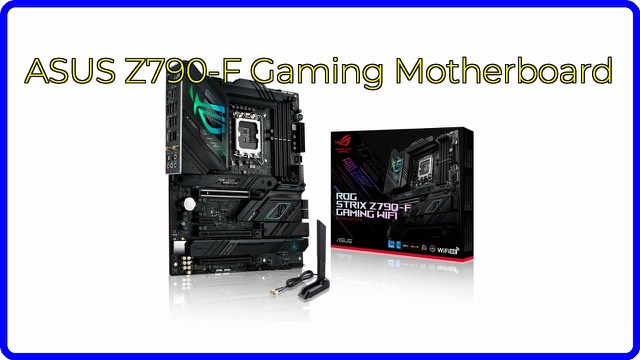 ASUS ROG Strix Z790-F Gaming WiFi ATX motherboard with heatsinks
