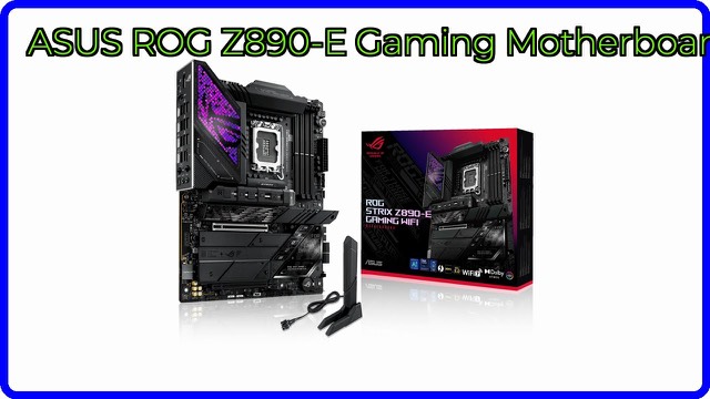 ASUS ROG Strix Z890-E Gaming WiFi ATX motherboard