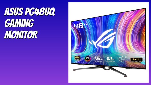 ASUS ROG Swift OLED PG48UQ 47.5-inch 4K gaming monitor