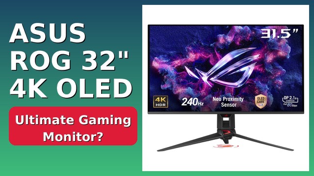 ASUS ROG Swift PG32UCDMR 32-inch 4K QD-OLED gaming monitor