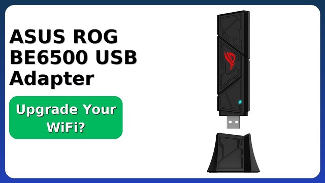 ASUS ROG USB-BE92 tri-band WiFi 7 USB adapter