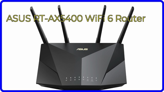 ASUS RT-AX5400 dual-band WiFi 6 router