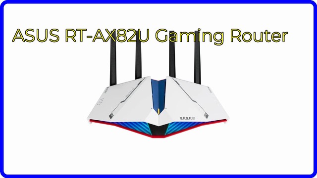ASUS RT-AX82U Gundam Edition WiFi 6 gaming router with RGB lighting
