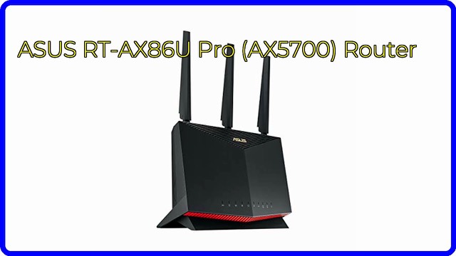 ASUS RT-AX86U Pro dual-band WiFi 6 gaming router
