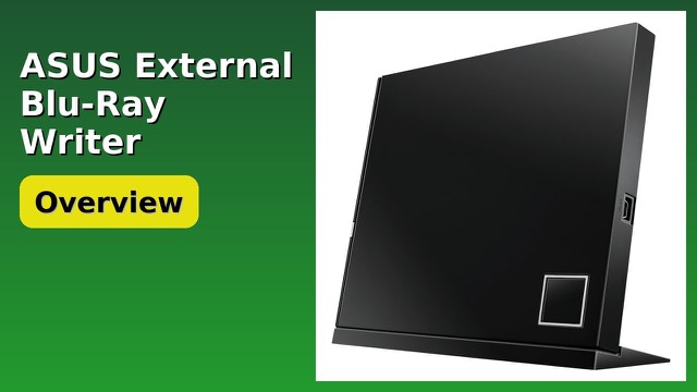 ASUS SBW-06D2X-U external Blu-ray writer in black
