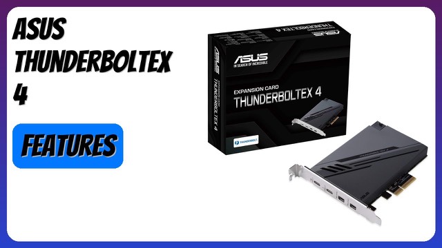 ASUS ThunderboltEX 4 PCIe expansion card with two Type-C ports