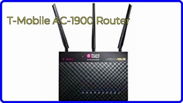 ASUS TM-AC1900 dual-band gigabit router in black
