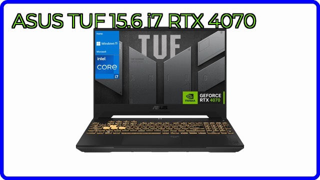 ASUS TUF 15.6-inch gaming laptop in grey with RGB backlit keyboard