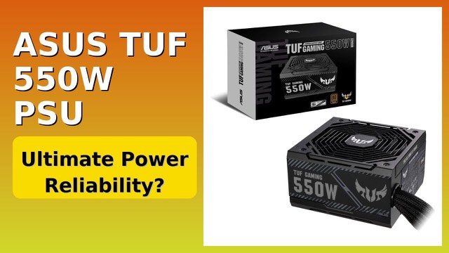 ASUS TUF Gaming 550W Bronze PC power supply unit