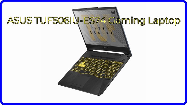 ASUS TUF Gaming A15 TUF506IU gaming laptop with RGB keyboard