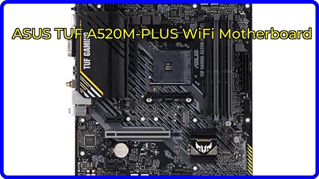 ASUS TUF Gaming A520M-PLUS WiFi AM4 microATX motherboard
