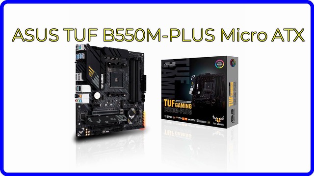 ASUS TUF Gaming B550M-PLUS Micro ATX motherboard