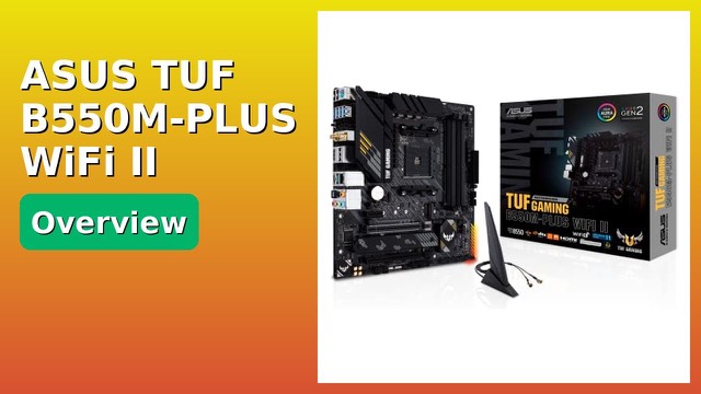 ASUS TUF Gaming B550M-Plus WiFi II microATX motherboard