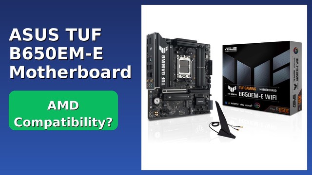 ASUS TUF Gaming B650EM-E WiFi micro-ATX motherboard for AMD AM5