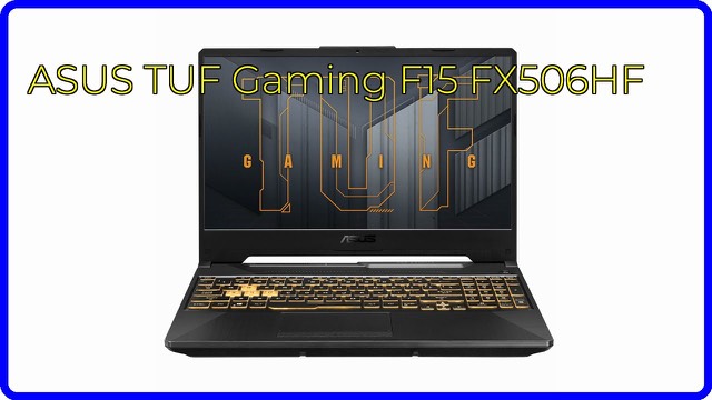 ASUS TUF Gaming F15 FX506HF laptop in graphite black
