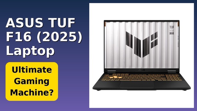 ASUS TUF Gaming F16 gaming laptop with a 16-inch display