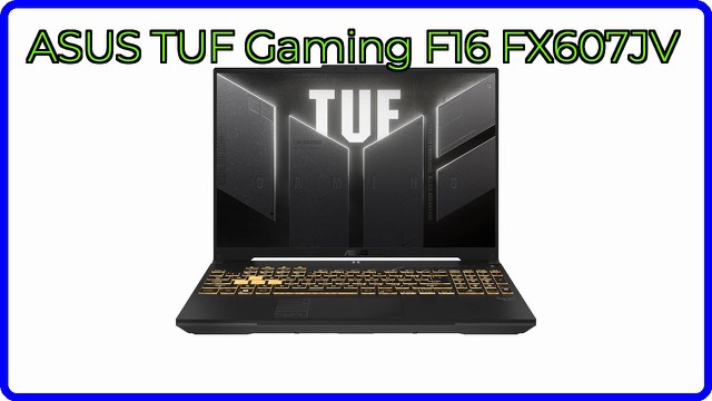 ASUS TUF Gaming F16 laptop with a 16-inch display