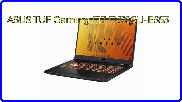 ASUS TUF Gaming F17 gaming laptop in Bonfire Black with RGB keyboard