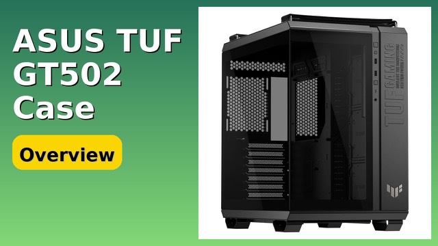 ASUS TUF Gaming GT502 Horizon PC case with glass panels