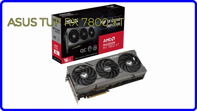 ASUS TUF Gaming Radeon RX 7800 XT OC Edition graphics card