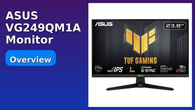 ASUS TUF Gaming VG249QM1A 23.8-inch gaming monitor