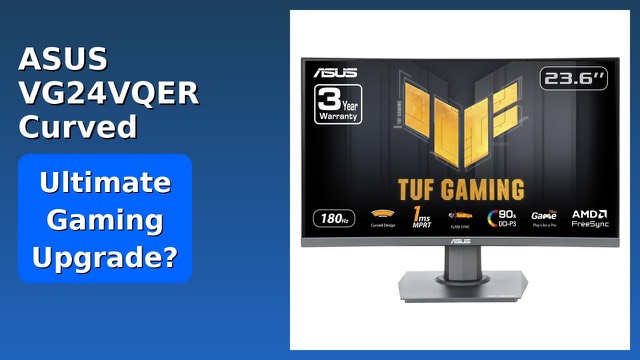 ASUS TUF Gaming VG24VQER curved gaming monitor