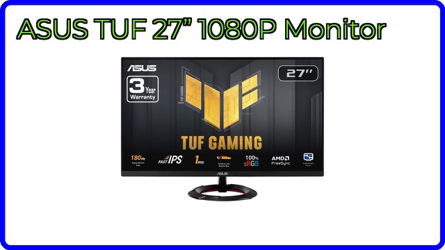 ASUS TUF Gaming VG279Q3R 27-inch gaming monitor