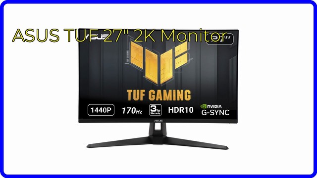 ASUS TUF Gaming VG27AQ1A 27-inch QHD gaming monitor