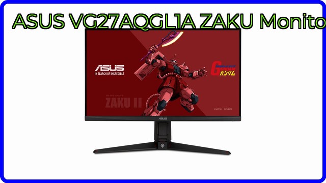 ASUS TUF Gaming VG27AQGL1A 27-inch IPS monitor, ZAKU II Edition
