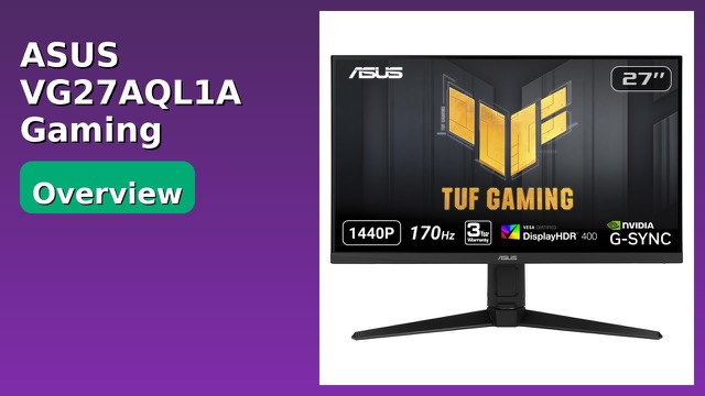 ASUS TUF Gaming VG27AQL1A 27-inch WQHD gaming monitor